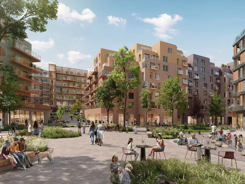 Illustrasjon: Møllestrøket i Vestby