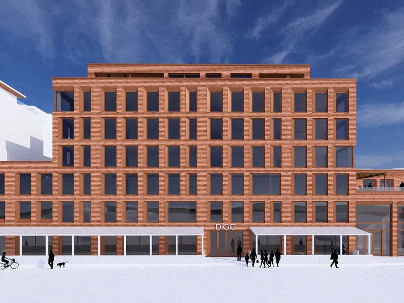 Illustrasjoner av nye Moloveien 10 i Bodø