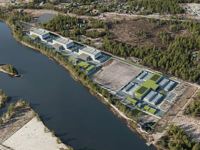 Det finske datterselskapet CTS Nordics Oy var hovedentreprenør på prosjektet «Myllykoski mega site». Illustrasjon: Atnorth.