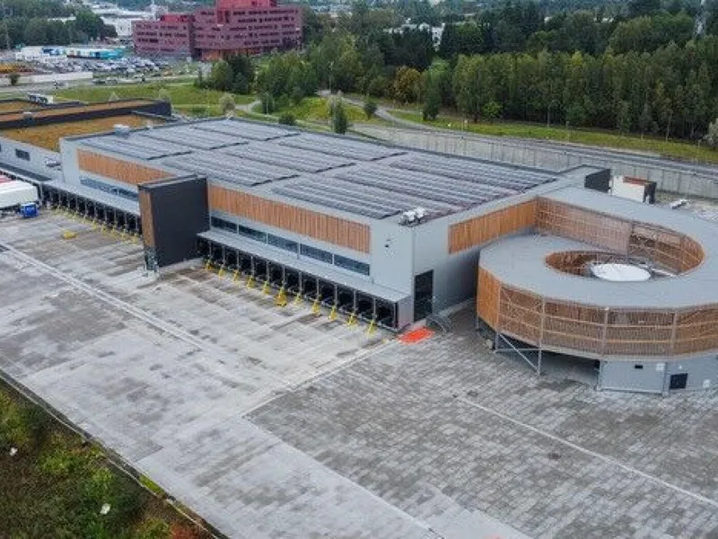 A Bygg Entreprenør har satt opp det nye terminalbygget til Posten Bring på Alnabru i Oslo.. Foto: A Bygg Entreprenør