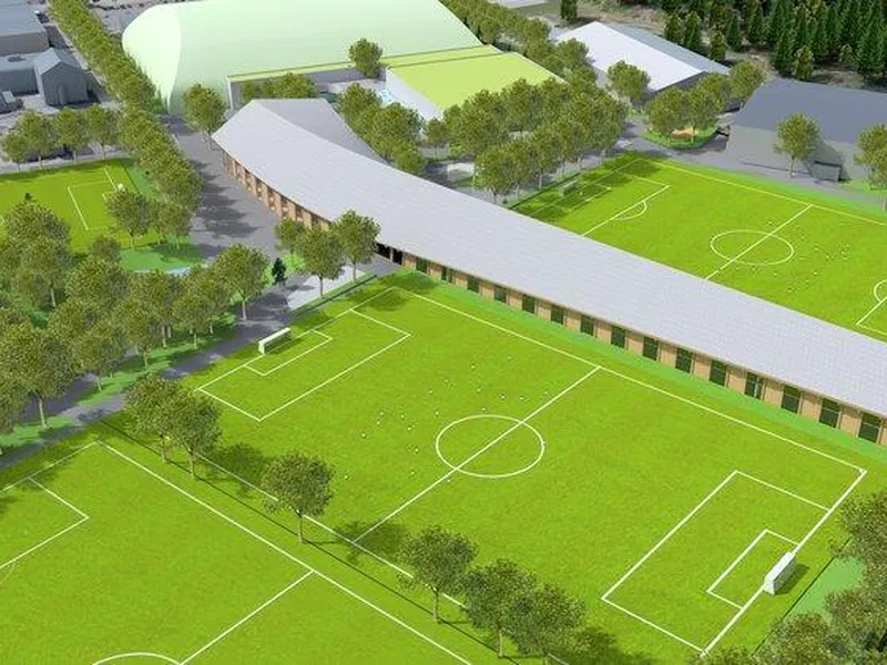 Ski idrettspark med nytt treningsanlegg for Norges fotballforbund