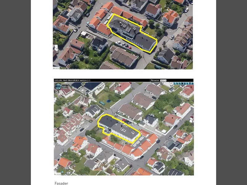 Fasade fra byggesøknad