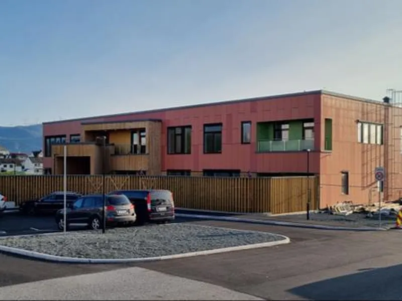 utvendig bilde av Nepjarhaugen barnehage - Klikk for stort bilete