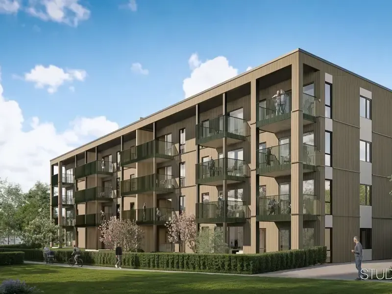 Omtrent slik vil de planlagte omsorgsboligene se ut. Foto: StudioNSW