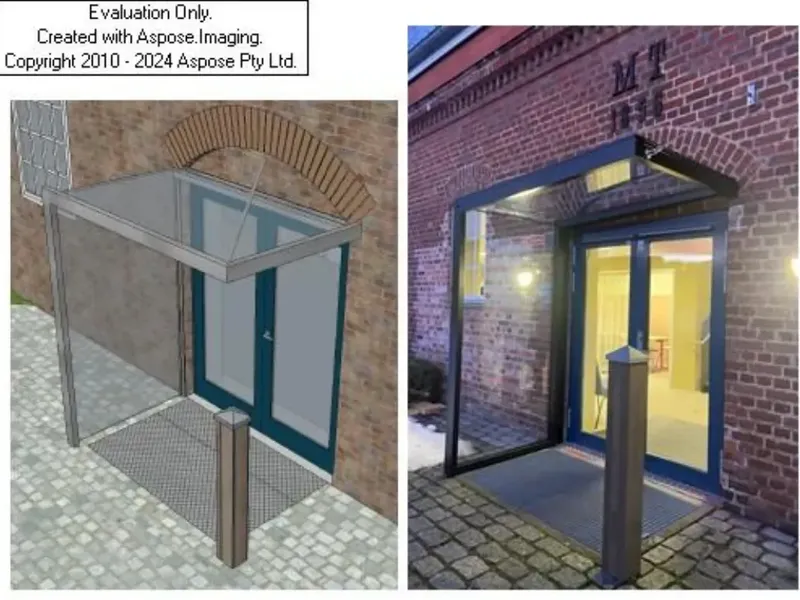Fasade fra byggesøknad