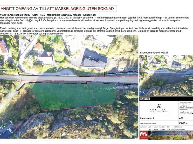 Illustrasjon fra byggesøknad