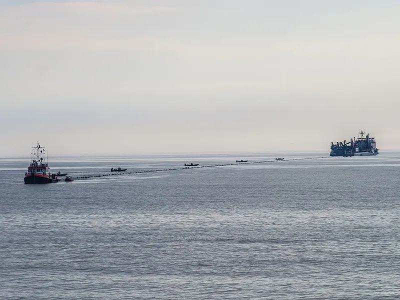 North Sea Link legges på havbunnen