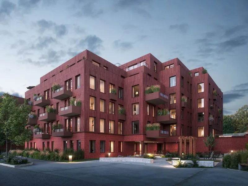 Boligene er tegnet av det prisbelønte arkitektkontoret Code arkitektur, som er kjent for sine moderne og nyskapende bygg.