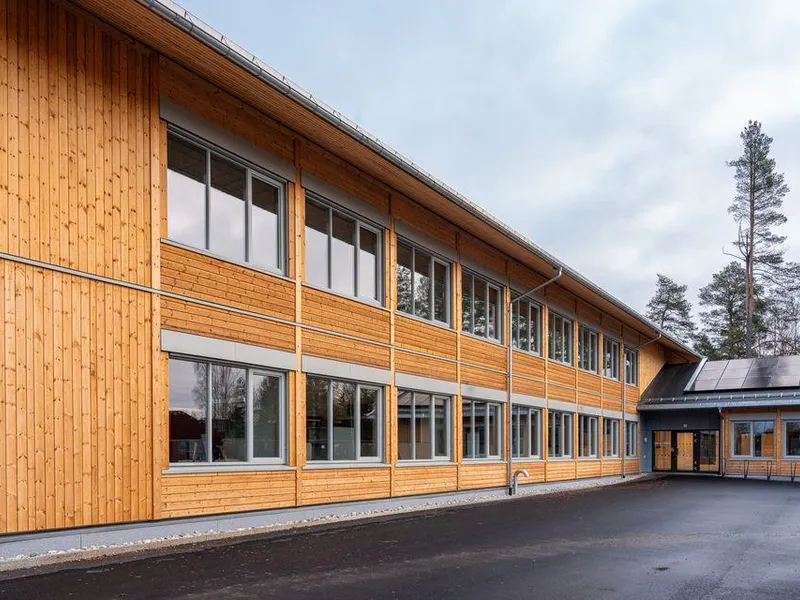 Kontorbygg Midtskogen i Terningmoen leir