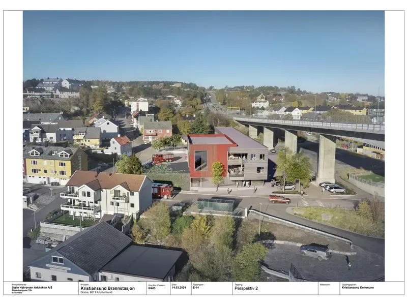 Perspektiv fra byggesøknad