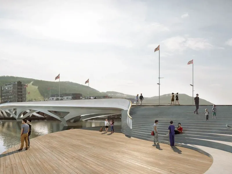 Illustrasjon: Degree of Freedom / Saaha Arkitekter / Knight Architects / AsplanViak