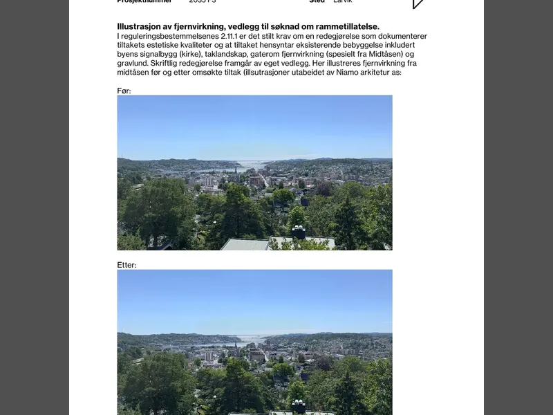 Illustrasjon fra byggesøknad