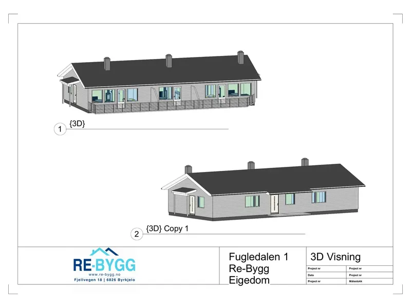 Perspektiv fra byggesøknad