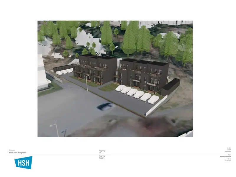 Fasade fra byggesøknad