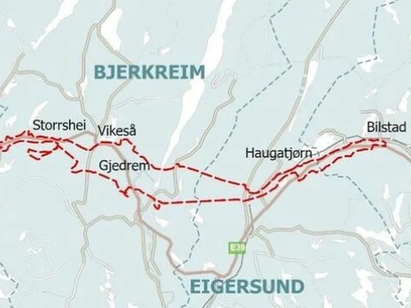 Nye Veier starter planarbeidet for 27 kilometer ny E39