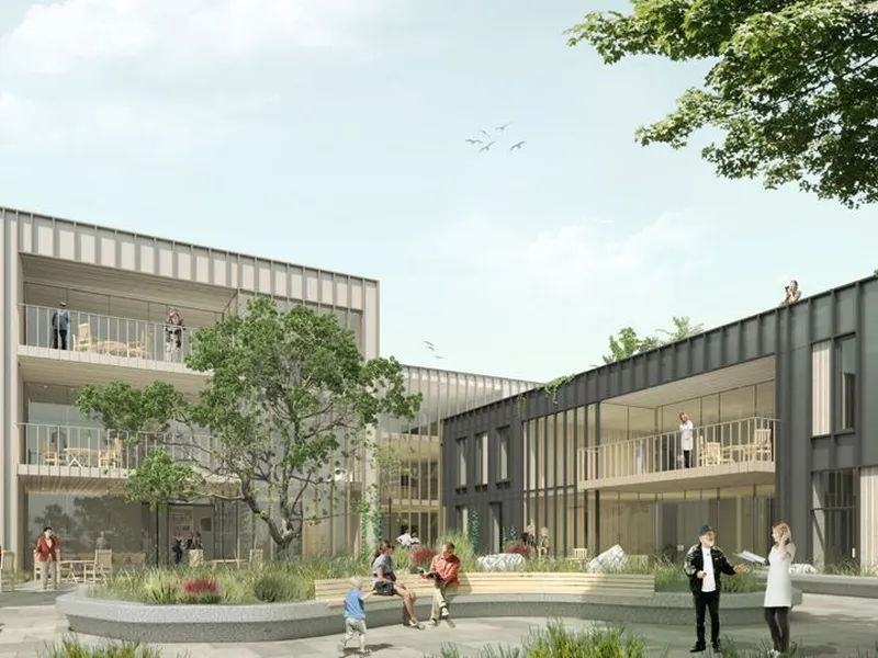 Skanskas vinnerprosjekt "Huset på Haugen" har gode uteområder tilpasset brukerne
