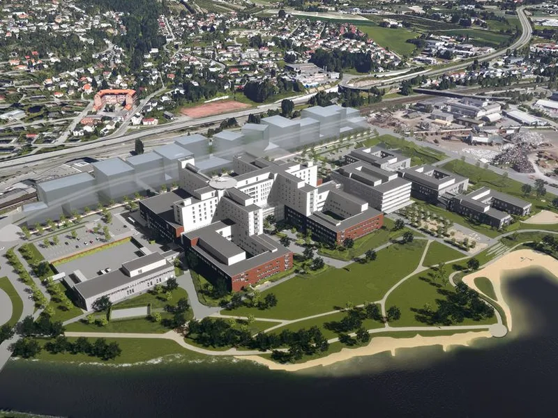 Nytt sykehus Drammen. Ill. Link Arkitektur