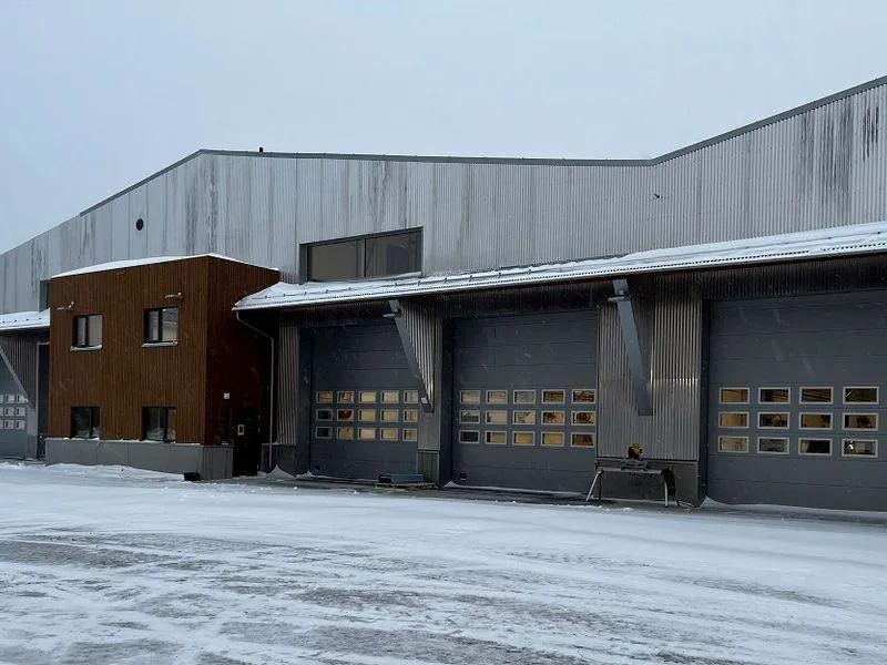 Illustrasjonsbilde: Flerbrukshall i Porsangmoen leir. Det er lignende flerbrukshaller som skal etableres på Setermoen leir.