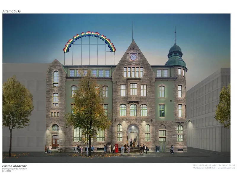 Fasade fra byggesøknad