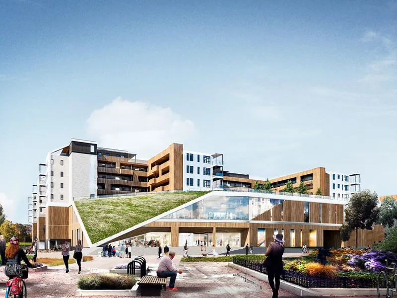 Rortunet er tegnet av arkitektfirma Halvorsen & Reine AS i Drammen.