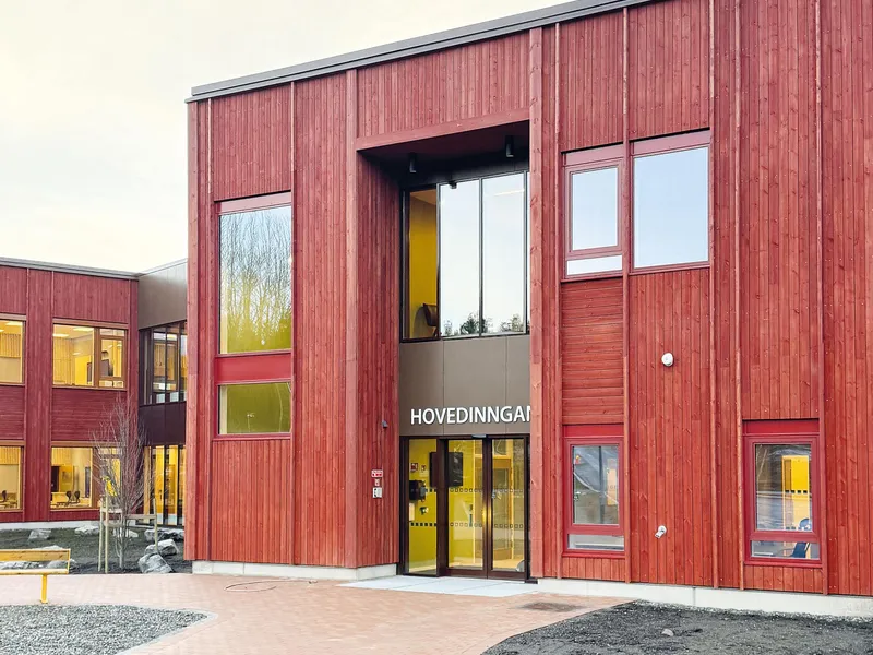 Nye Stiklestad skole. Foto: HUS Arkitekter.