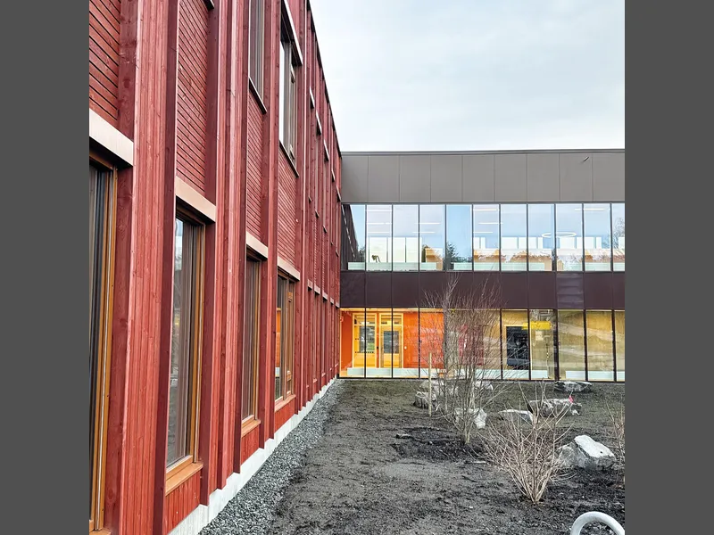 Nye Stiklestad skole. Foto: HUS Arkitekter.