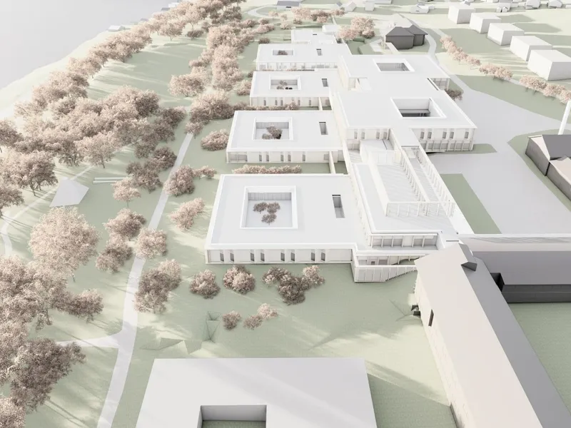 UNN Åsgård. Illustrasjon: Ratio Arkitekter.