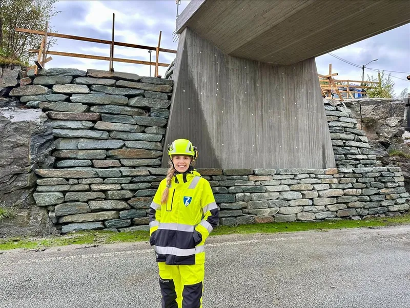 Prosjektleder Thea Augustson i Tysvær kommune. - Klikk for stort bilde