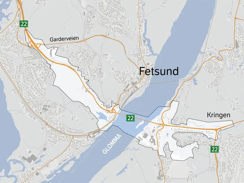 Kartillustrasjon over planområdet (foto)