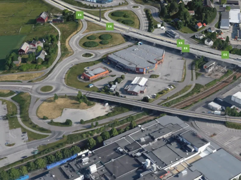 OVERSIKT: Området ved Klokkergårdsveien blir berørt av arbeidet (Kart fra Google Earth)