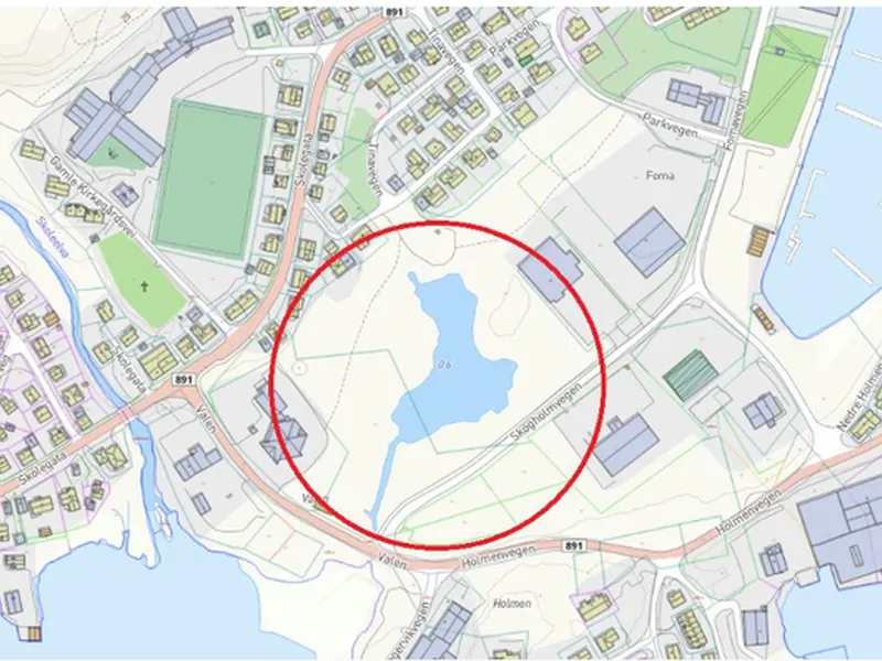 Ny fotballbane på Foma