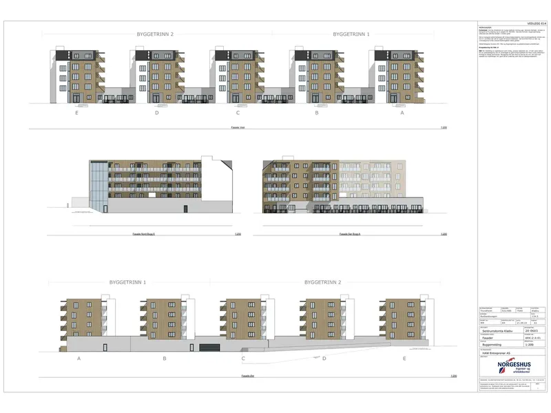 Fasade fra byggesøknad