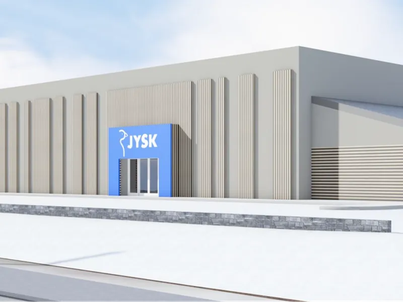 Handelsbygget får et areal på rundt 2.400 m2 og skal romme tre butikker med hver sin inngang.