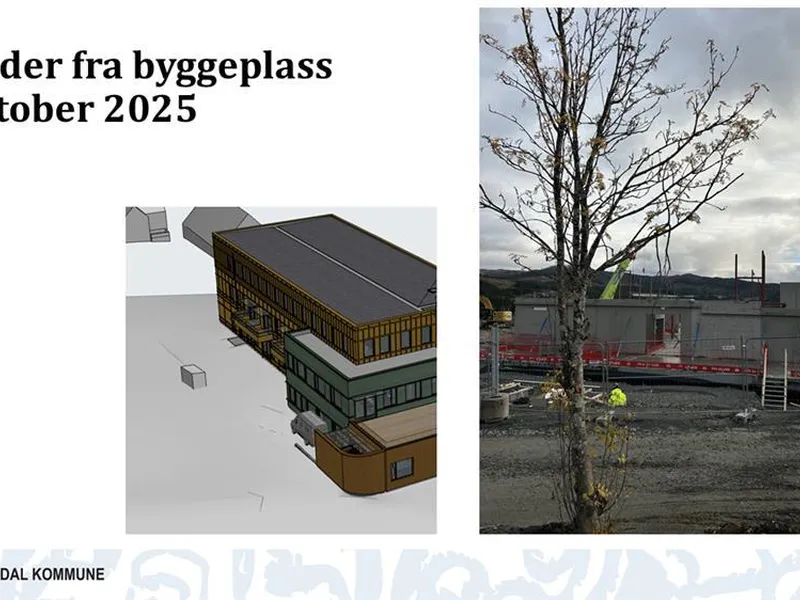 Status nytt bygg januar 2026 - Klikk for stort bilde