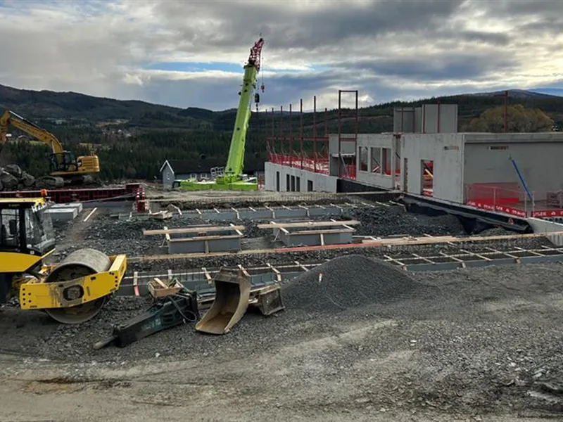Status nytt bygg januar 2026 - Klikk for stort bilde