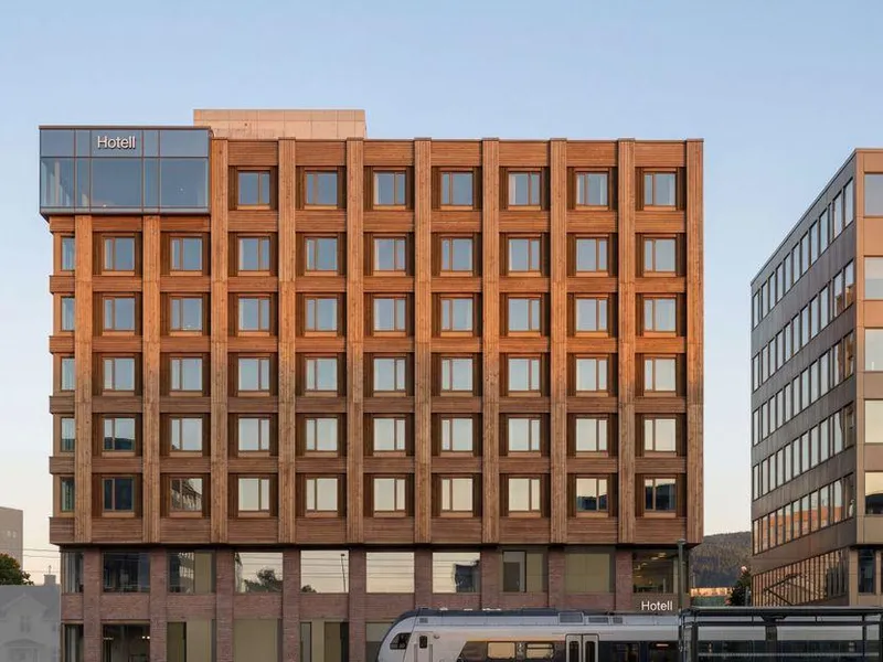 Nytt hotell på Kongsvinger utvikles av Bane NOR Eiendom. Hotellet bygges tett på kollektivaksen