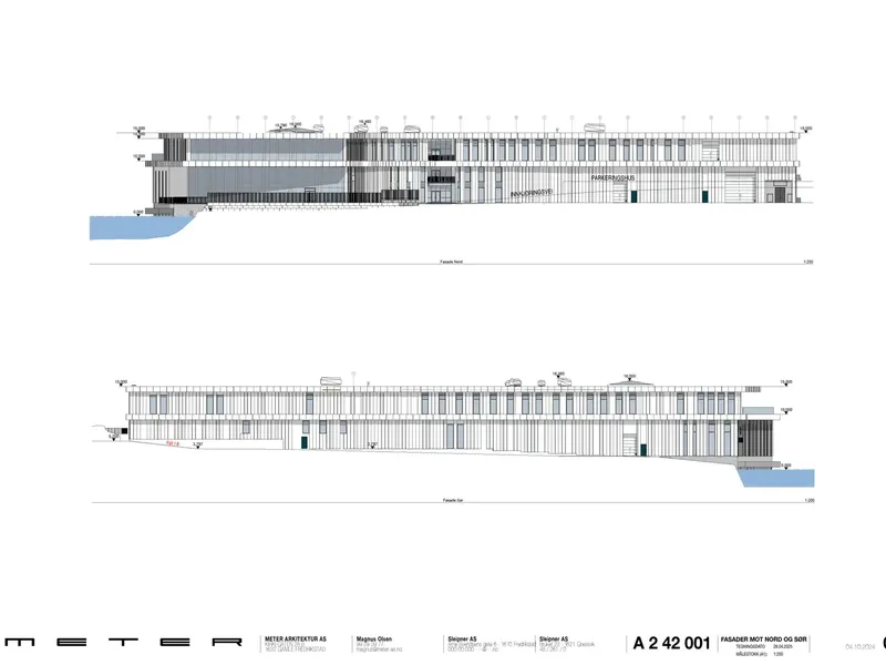 Fasade fra byggesøknad
