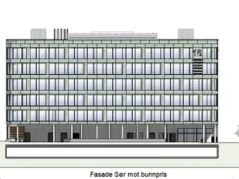 Fasade fra byggesøknad