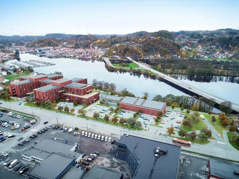 Perspektiv fra byggesøknad