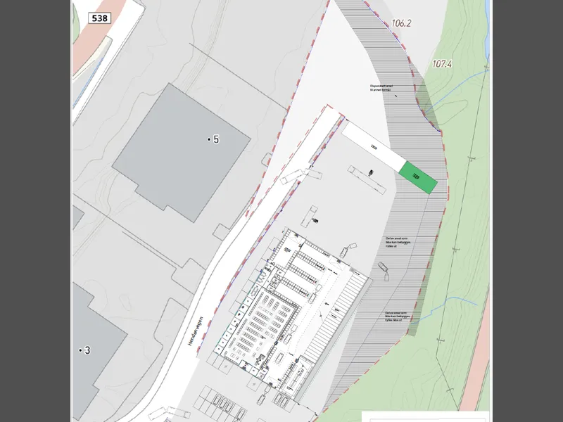 Plantegning, Nytt Optimera Proffsenter i Molde