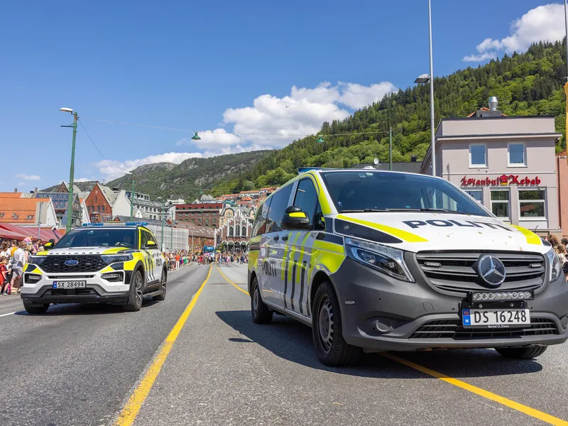 politibiler i Bergen