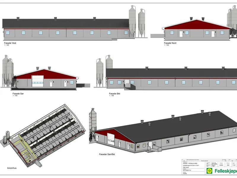 Fasade fra byggesøknad