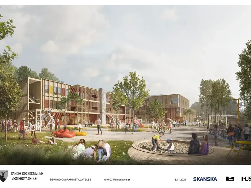 Perspektiv fra byggesøknad