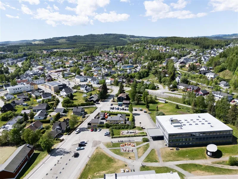 Oversiktsbilde over Hunndalen. - Klikk for stort bilde