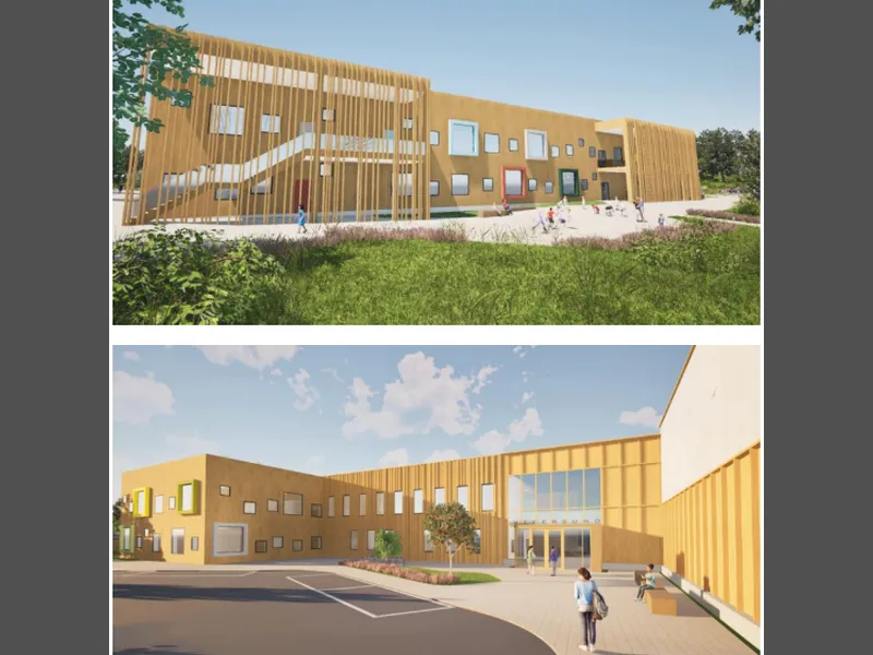 Vikersund skole plantegning