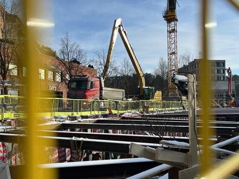 Kolbotn stasjon i februar 2026