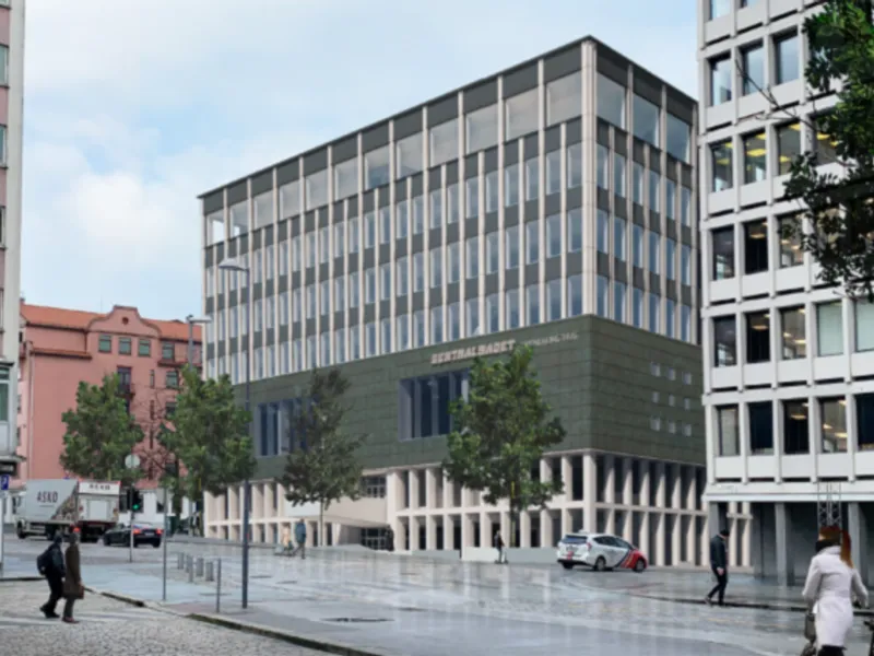 Det gamle Sentralbadet i Bergen. Ill. HLM Arkitektur