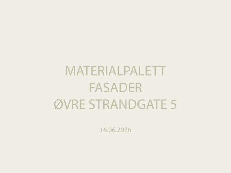 Fasade fra byggesøknad