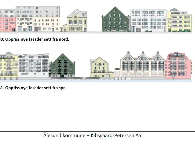 Fasade fra byggesøknad