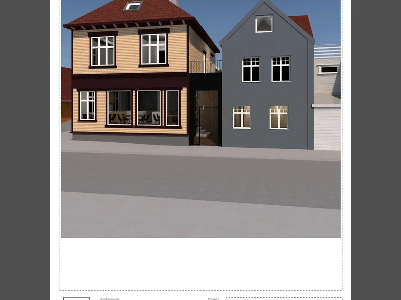 Illustrasjon fra byggesøknad